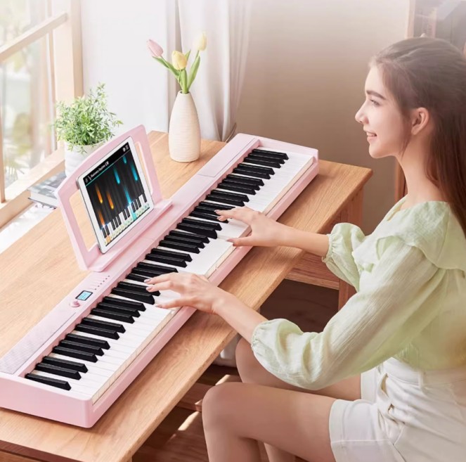 高顏值智能鋼琴新寵，特倫斯V30 Pro折疊琴出圈了！